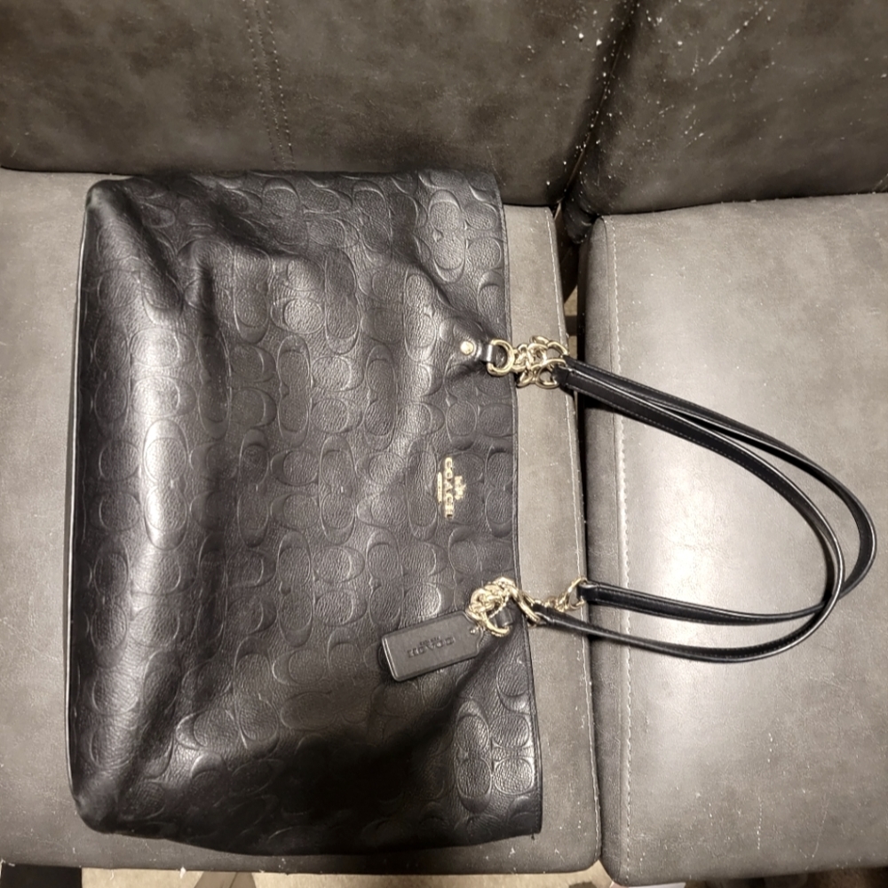 Coach leather bag